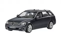 AUTOart Mercedes-Benz C-Class Estate Avantgarde S204 Tenorite Grey dealer edition B66962353