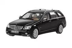 AUTOart Mercedes-Benz C-Class Estate Elegance S204 Indigolite Blue dealer edition B66962349