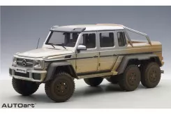 AUTOart Mercedes-Benz G63 AMG 6x6 Silver with Mud 76305