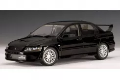AUTOart Mitsubishi Lancer Evo VII Street Car Black 77163