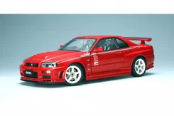 AUTOart Nissan Skyline GT-R R34 Nismo R-Tune Version Active Red 77357