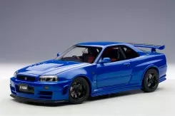 AUTOart Nissan Skyline GT-R R34 Nismo Z-Tune 2005 Bayside Blue 77354