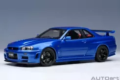 AUTOart Nissan Skyline GT-R R34 Z-tune Bayside Blue 77462