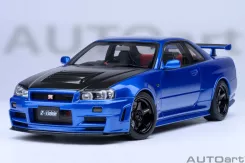 AUTOart Nissan Skyline GT-R R34 Z-tune Bayside Blue Carbon 77460