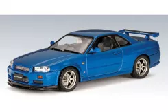 AUTOart Nissan Skyline R34 GTR 1990 Blue 57301