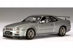 AUTOart Nissan Skyline R34 GTR V-Spec II Sparkling Silver 57332
