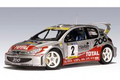 AUTOart Peugeot 206 WRC 2001 D.Auriol D.Giraudet 2 80158