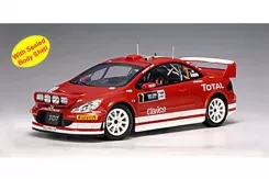 AUTOart Peugeot 307 WRC 2005 M.Gronholm T.Rautiainen 7 Rally of Deutschland Night Race Version 80556