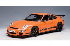 AUTOart Porsche 911 997 GT3 RS 2006 Orange with Black Stripes 12117