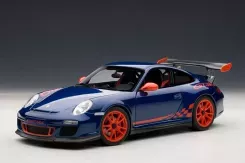 AUTOart Porsche 911 997.2 GT3 RS Blue with Red Stripes 78144