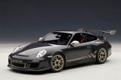 AUTOart Porsche 911 997.2 GT3 RS Grey Black with White Gold Metal Stripe 78142
