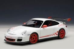 AUTOart Porsche 911 997.2 GT3 RS White with Red Stripes 78143