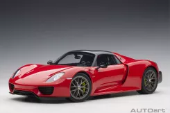 AUTOart Porsche 918 Spyder Weissach Package Guards Red 12122