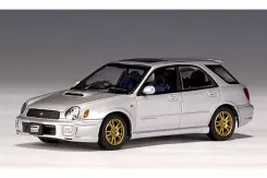 AUTOart Subaru New Age Impreza WRX Wagon Sti 2001 Silver 58632