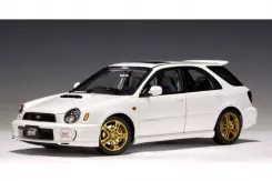 AUTOart Subaru New Age Impreza WRX Wagon Sti 2001 White 78633