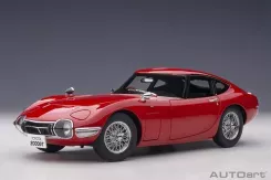 AUTOart Toyota 2000GT Red with metal wire spoke wheels 78761