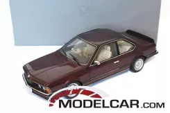 AUTOart BMW 635 CSI e24 Bordeaux Red dealer edition 80430145828