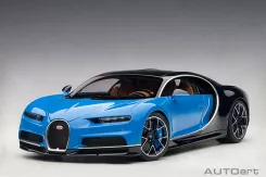 Autoart Bugatti Chiron 2017 French Racing Blue Atlantic Blue 70993