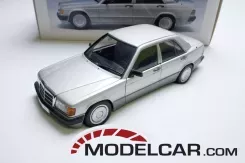 Autoart Mercedes-Benz 190E 2.0L W201 1990 Brillantsilver Metallic 76134