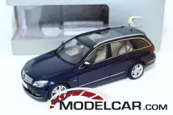 Autoart Mercedes-Benz C-Class Avantgarde wagon S204 Tanzanite Blue dealer edition B66962352
