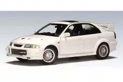 Autoart Mitsubishi Lancer Evolution VI Street Car RHD white 77152