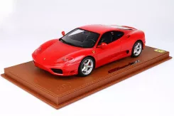 BBR Ferrari 360 Modena 1999 Red Corsa 322 F1 Gear Box Black Interiors P18172A1