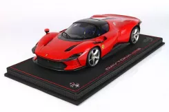 BBR Ferrari SP3 Daytona Icona Series Closed Roof Red Corsa 322 P18224C