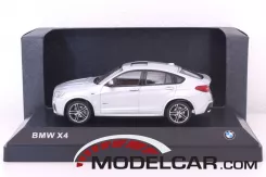 Herpa BMW X4 F26 Glacier Silber dealer edition