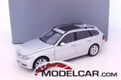 Kyosho BMW 3-Series touring e91 titan silver dealer edition 80430394360