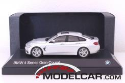 Kyosho BMW 4 series Gran Coupe f36 silver dealer edition