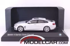 Kyosho BMW 4 series Gran Coupe f36 silver dealer edition 80422348791