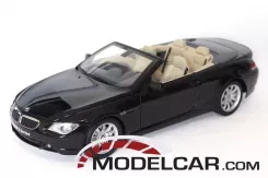 Kyosho BMW 645Ci e64 convertible black 08702Bk