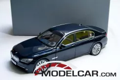 Kyosho BMW 750 Li f02 Imperial blue dealer edition 80430445172