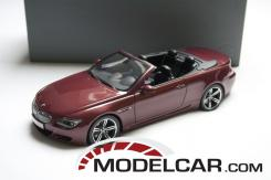 Kyosho BMW M6 convertible e64 Indianapolis Red dealer edition 80430417423