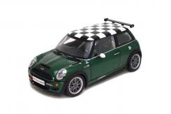 Kyosho Mini Cooper S John Cooper Works Challenge R53 Green Checker Flag 08557G