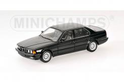 Minichamps BMW 730I E32 1986 black metallic 100023002