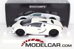 Minichamps Bugatti Veyron Super Sport white with black rims 100110844