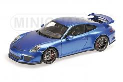 Minichamps Porsche 911 991 GT3 2013 Blue Metallic 110062725