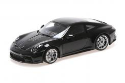 Minichamps Porsche 911 992 GT3 Touring black with silver wheels 117069020