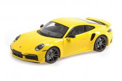 Minichamps Porsche 911 992 Turbo S Sport Design coupe Yellow 155069071