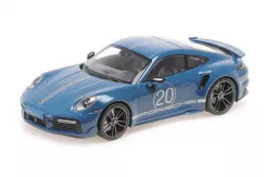 Minichamps Porsche 911 992 Turbo S Sport Design coupe blue 155069170