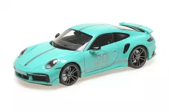 Minichamps Porsche 911 992 Turbo S Sport Design coupe green 113069077