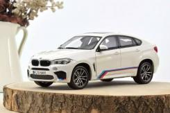Norev BMW X6 M F16 2015 White with stripes 183243