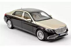 Norev Mercedes Maybach S650 W222 2018 dark red metallic silver 183428