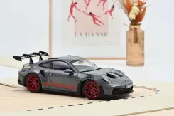 Norev Porsche 911 GT3 RS 2022 Arctic grey Pyro red 187350