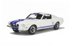 Ottomobile Ford Mustang 1 Shelby GT500 1967 Wimbledon white and blue stripes G022