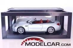 Paragon BMW M6 convertible f12 Silverstone Silver dealer edition 80432253656