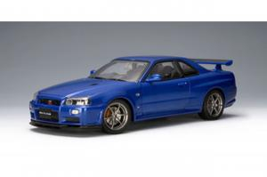 Autoart Nissan Skyline GT-R R34 V-spec II Bleu