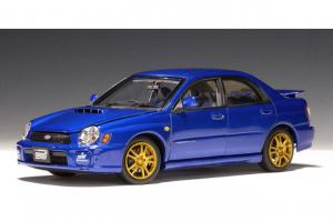 Autoart Subaru Impreza WRX STI 2001 Bleu