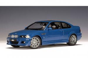 Autoart BMW M3 coupe e46 Blu